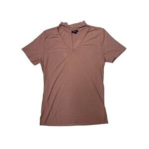 Women’s Ambiance Pink Short Sleeve Top